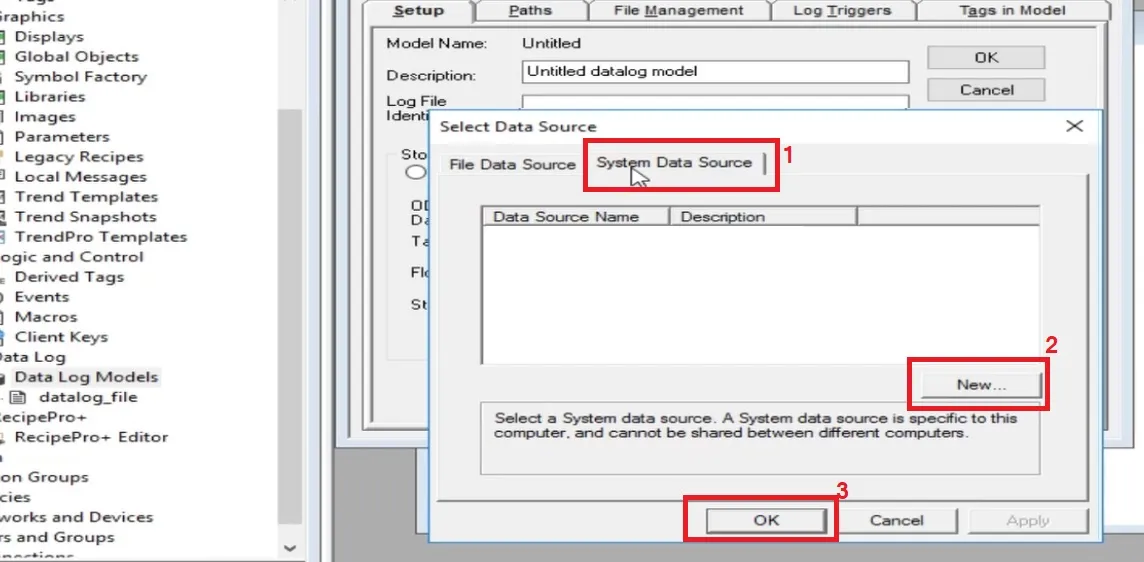 img/Data logging in MSSQL/Select the System Data Source tab.webp